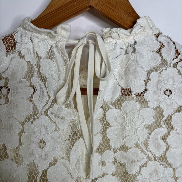 Mare Mare x Anthropologie Sheer Lace Blouse size XS - Picture 12 of 16